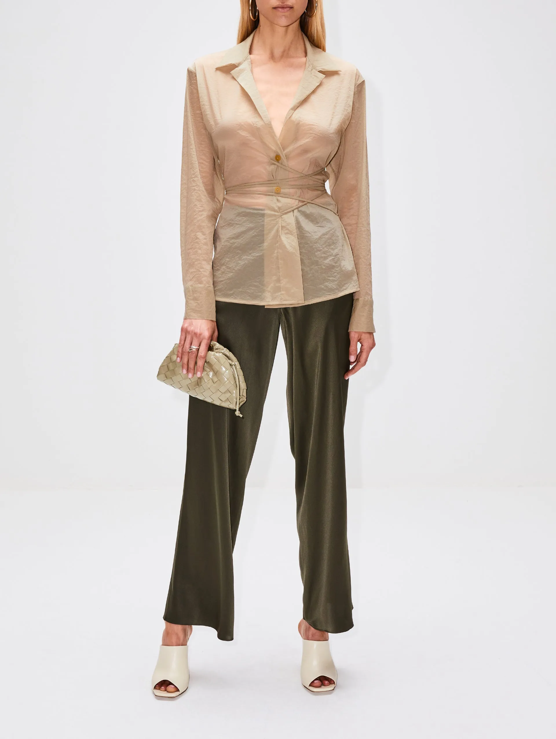 Silk Bias Trouser