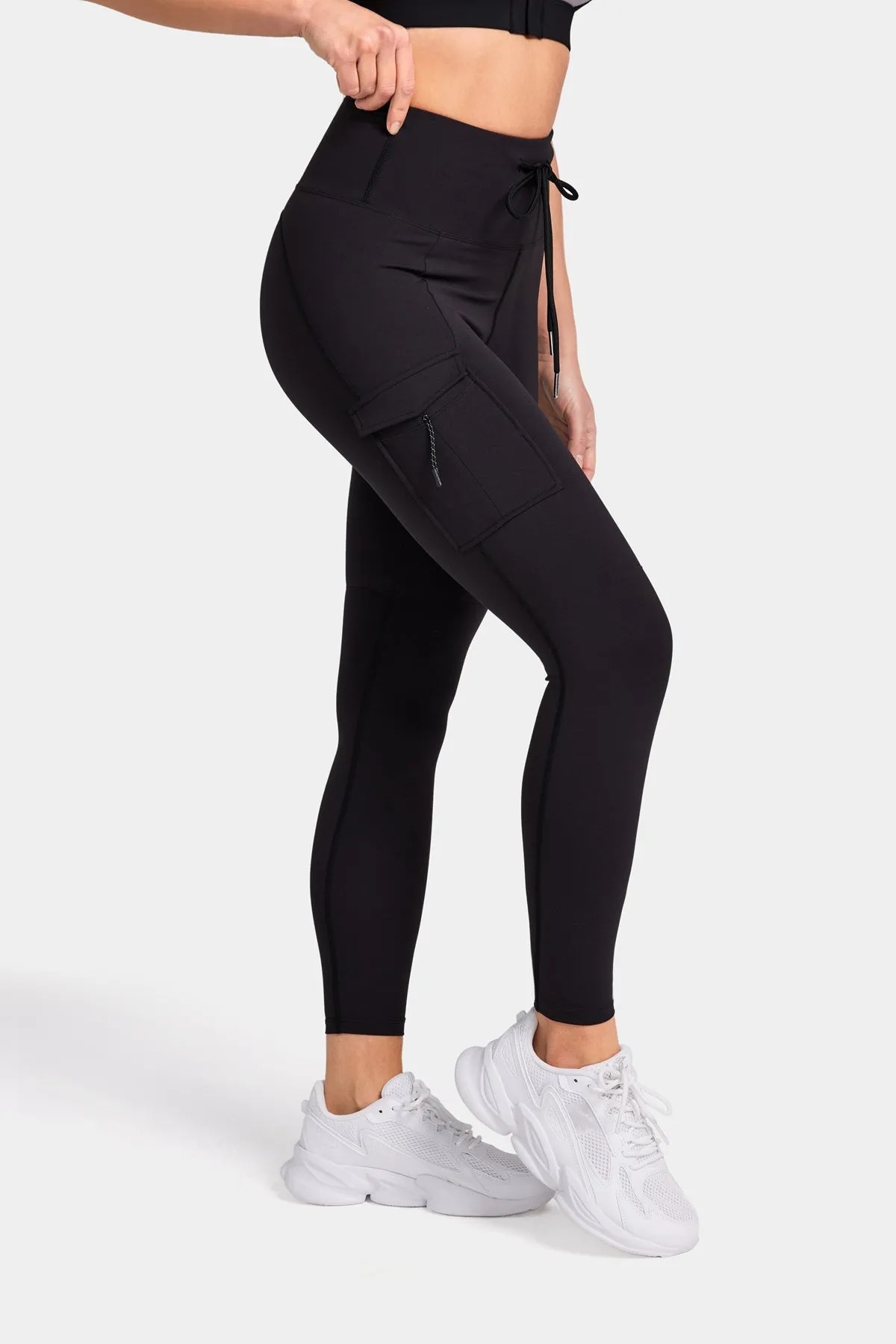 Supportive Mid-Rise Hiking Leggings