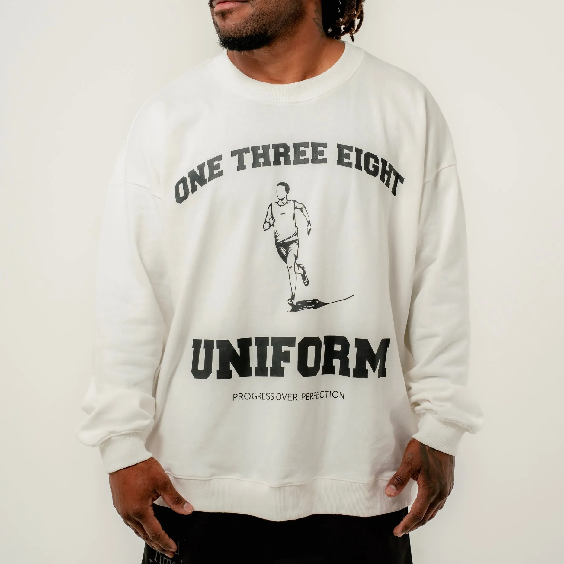 UNIFORM COLLEGE CREW - OFF WHITE