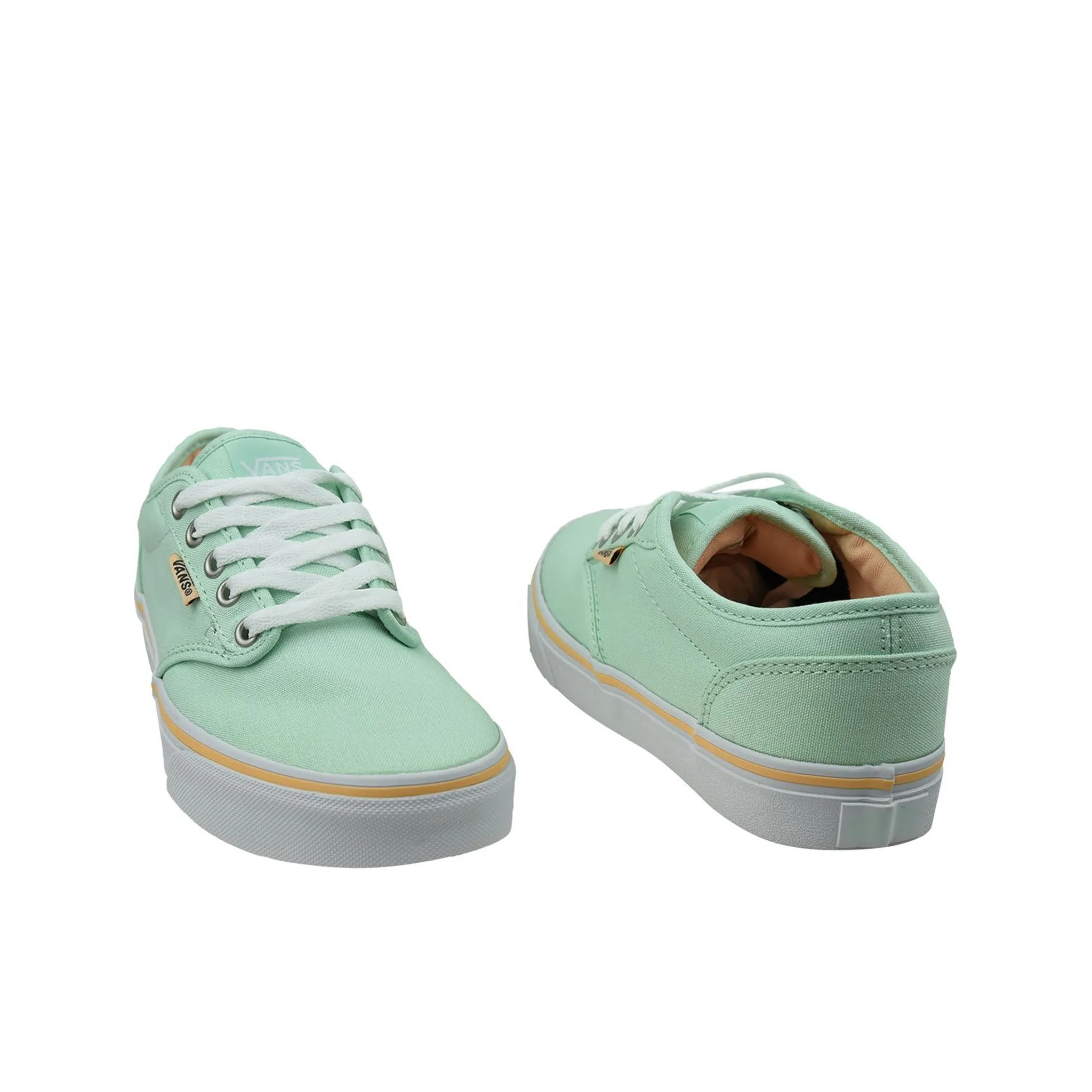 Vans Atwood Bay Lace-Up Green Canvas Womens Plimsolls 348XMY3