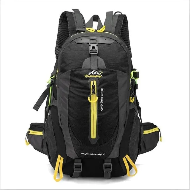 Waterproof 40L Climbing Backpack Rucksack for Outdoor Hiking Trekking