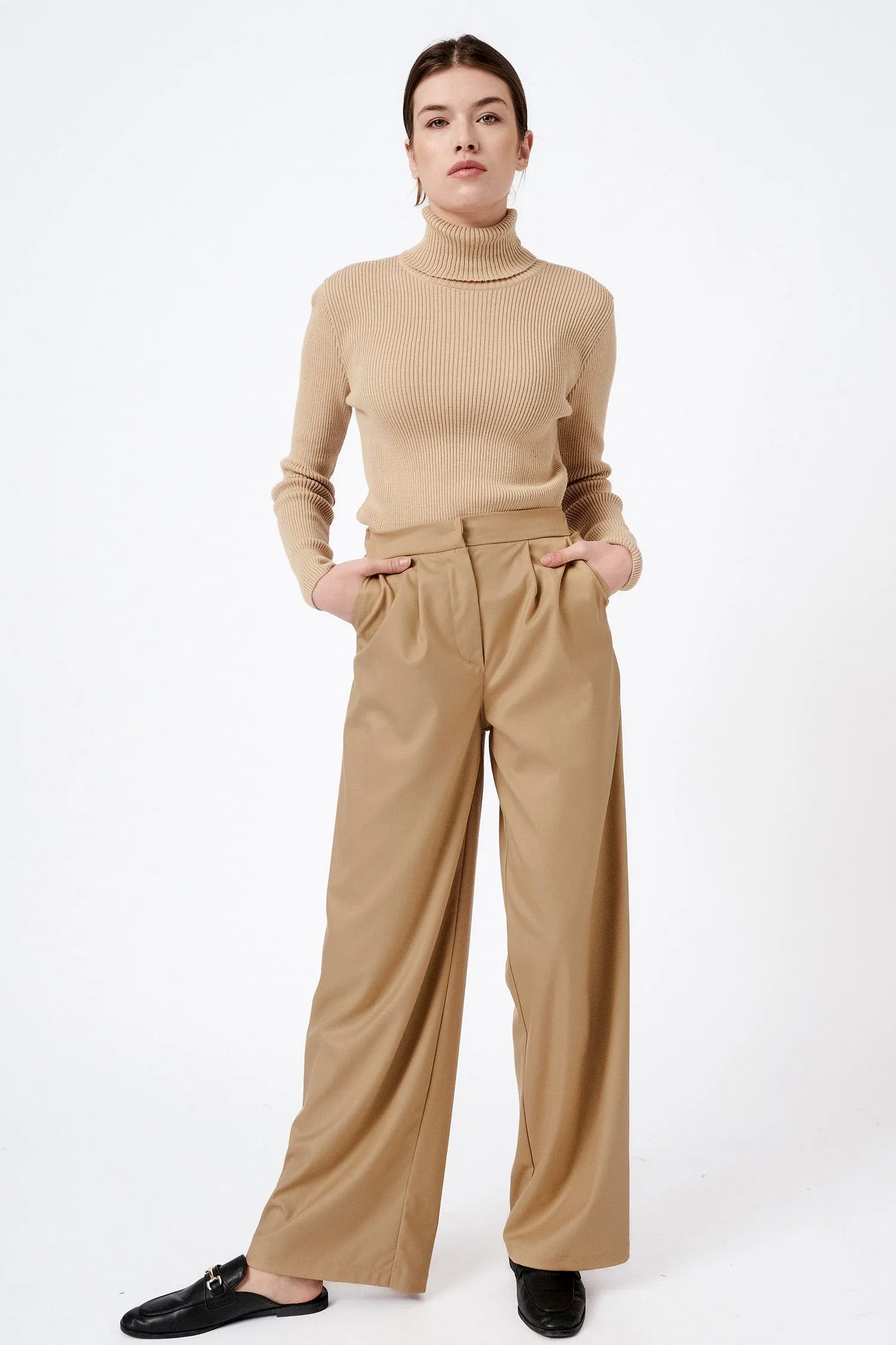 Wide-leg Bamboo Tailored Trousers | Muliple Colours