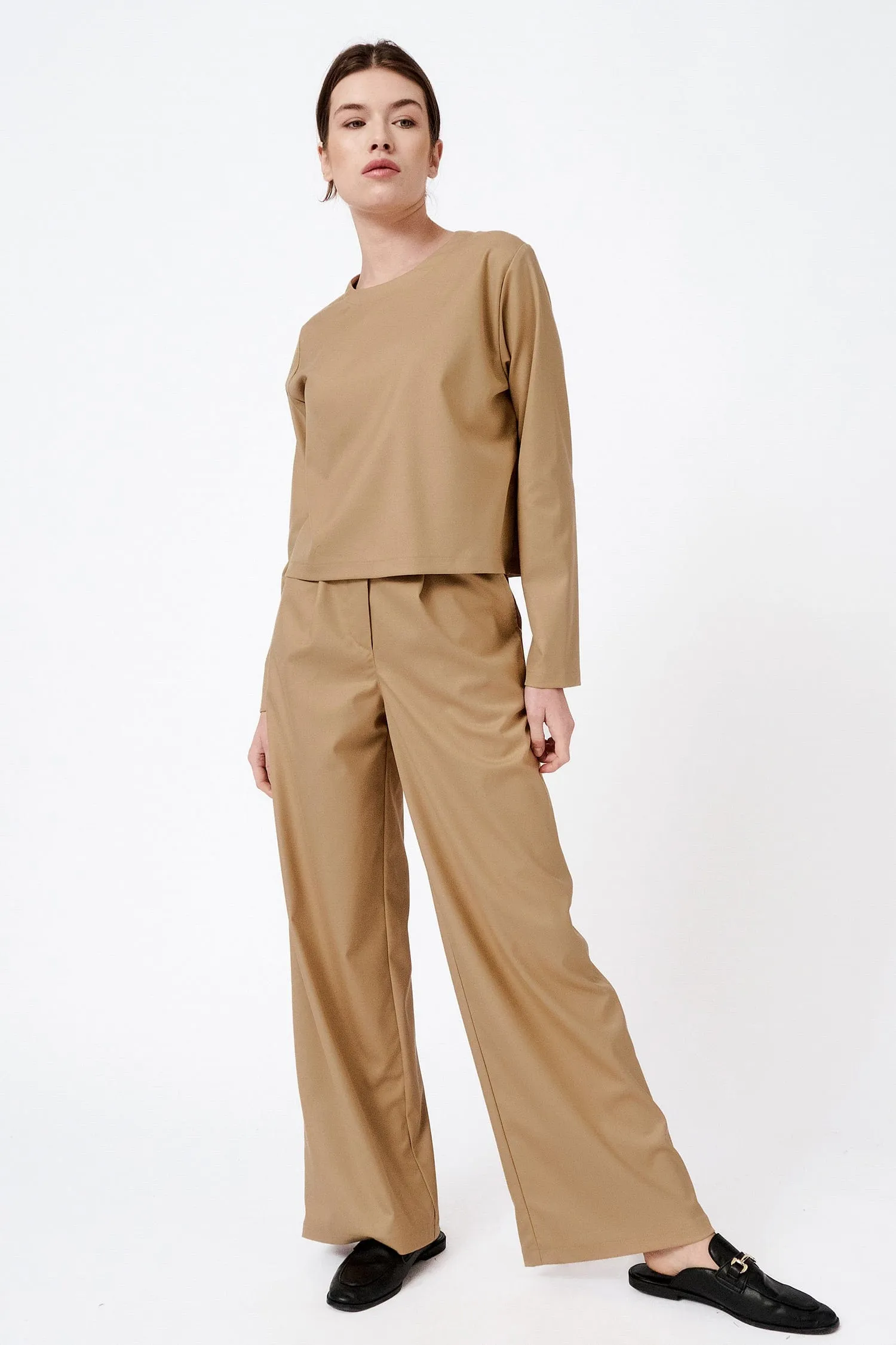 Wide-leg Bamboo Tailored Trousers | Muliple Colours