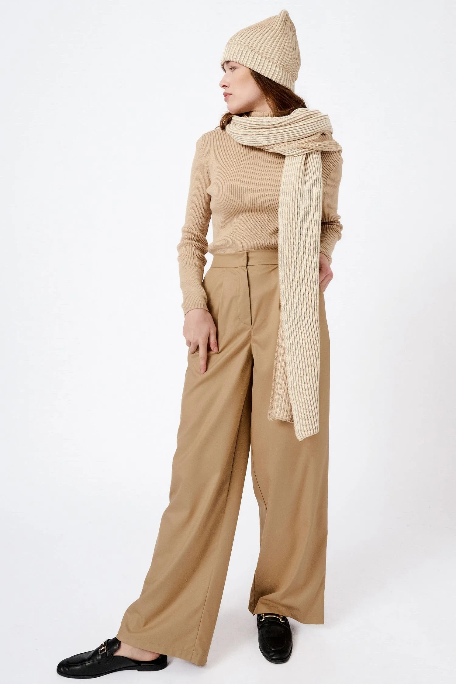 Wide-leg Bamboo Tailored Trousers | Muliple Colours