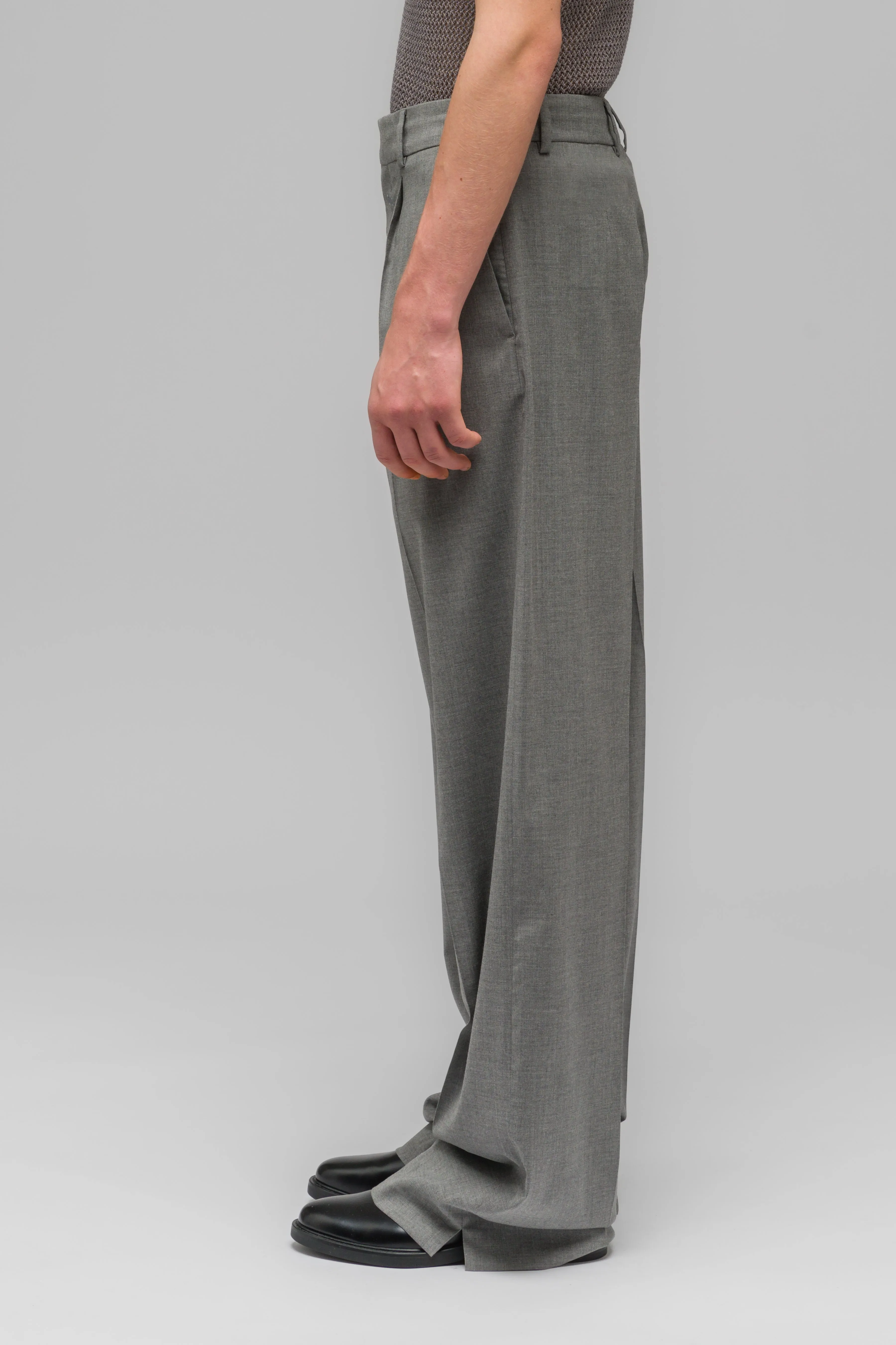 WIDE LEG SUIT TROUSERS