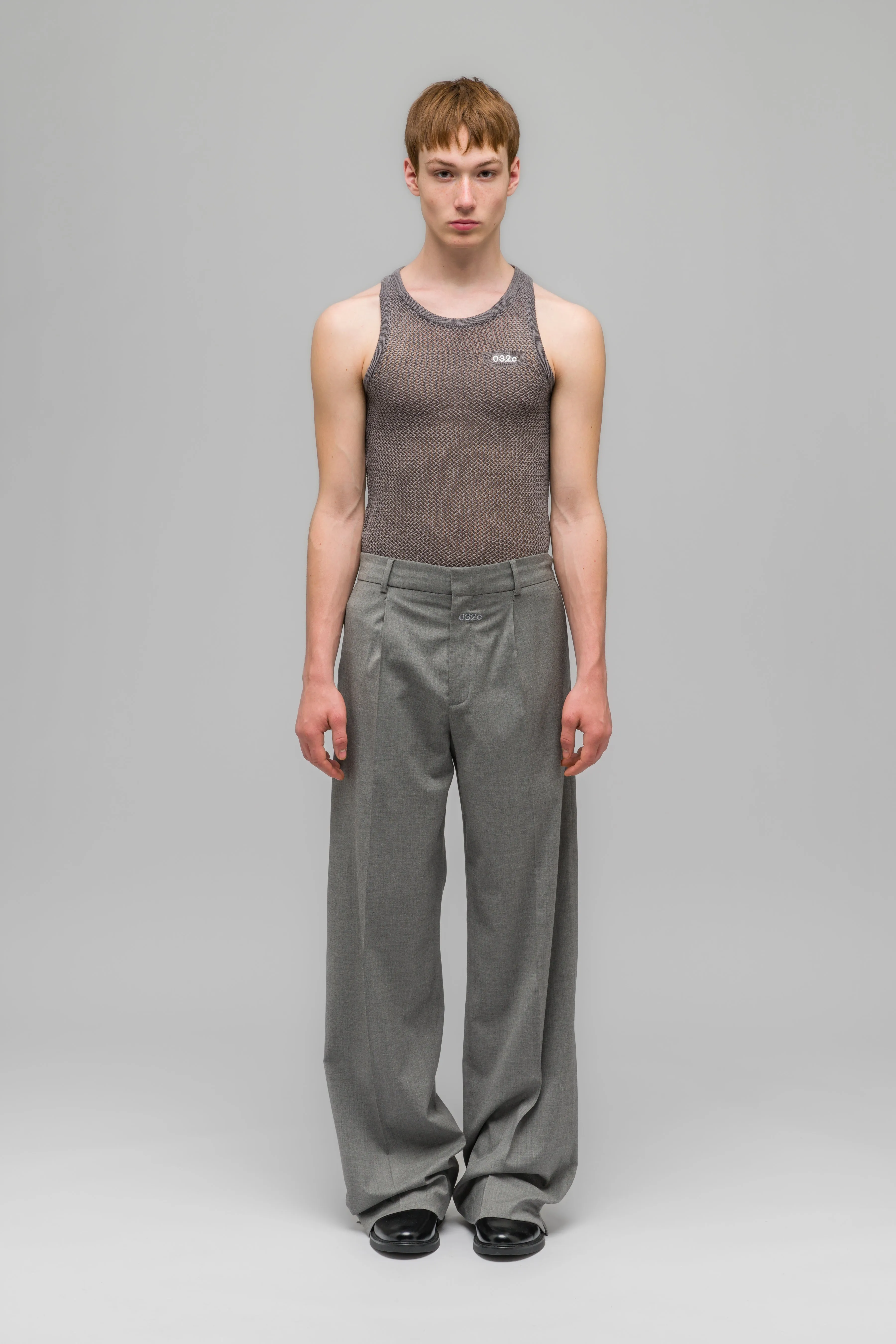 WIDE LEG SUIT TROUSERS